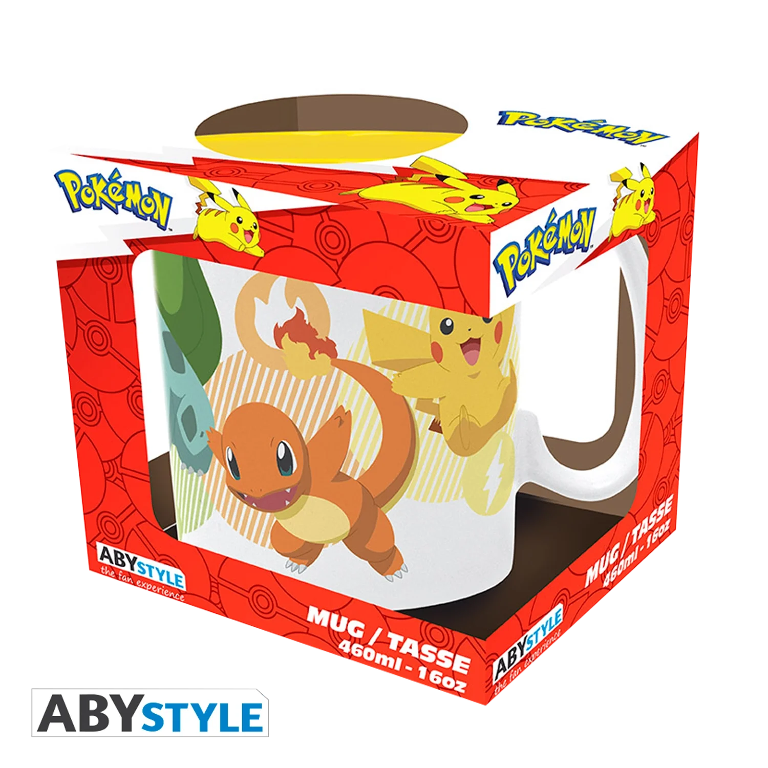 POKEMON Mug 460ML Pikachu & Starters