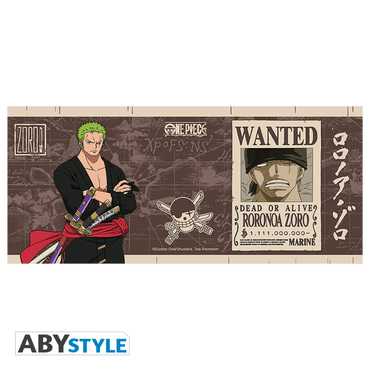 ONE PIECE Mug 460ML Zoro Wanted