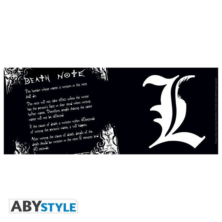 DEATH NOTE Mug 320ML L & Rules