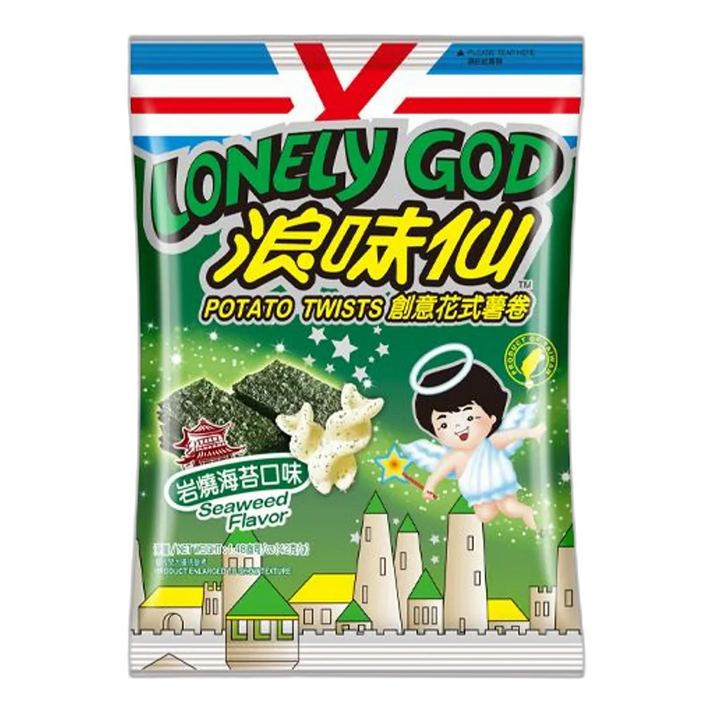 WANT WANT Lonely God Potato Twist Seaweed 42G