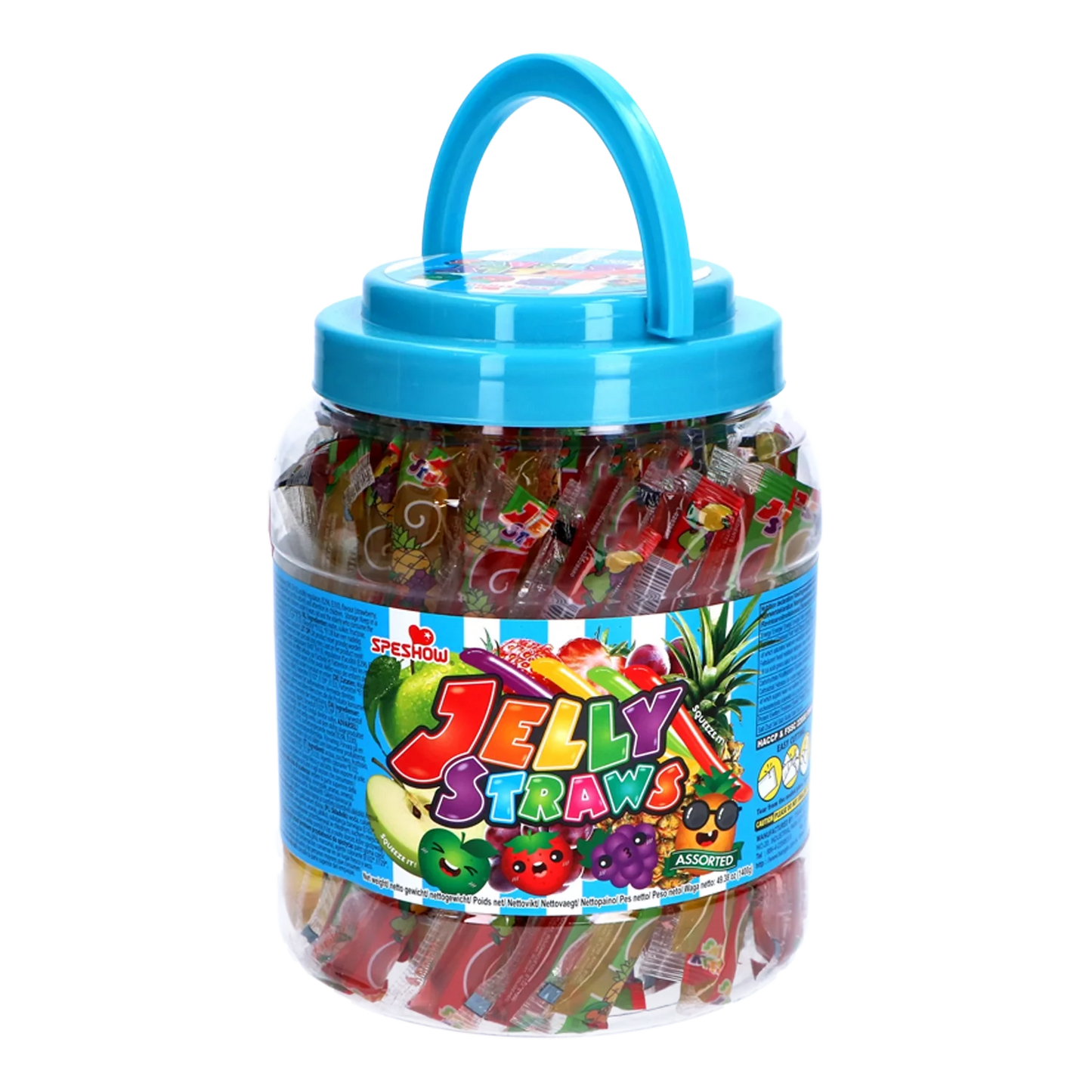Speshow Jelly Straw Assorted 1400G