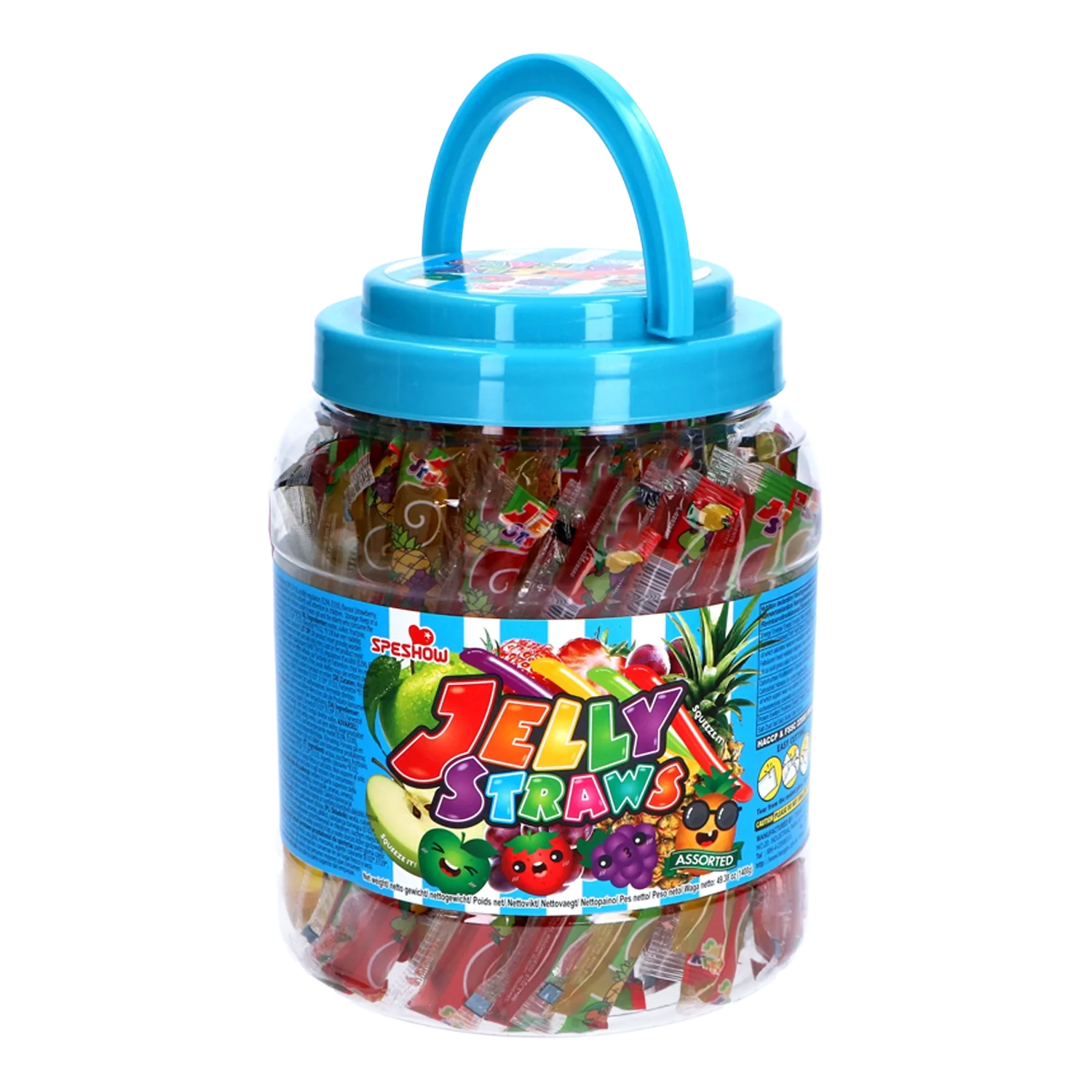 Speshow Jelly Straw Assorted 1400G