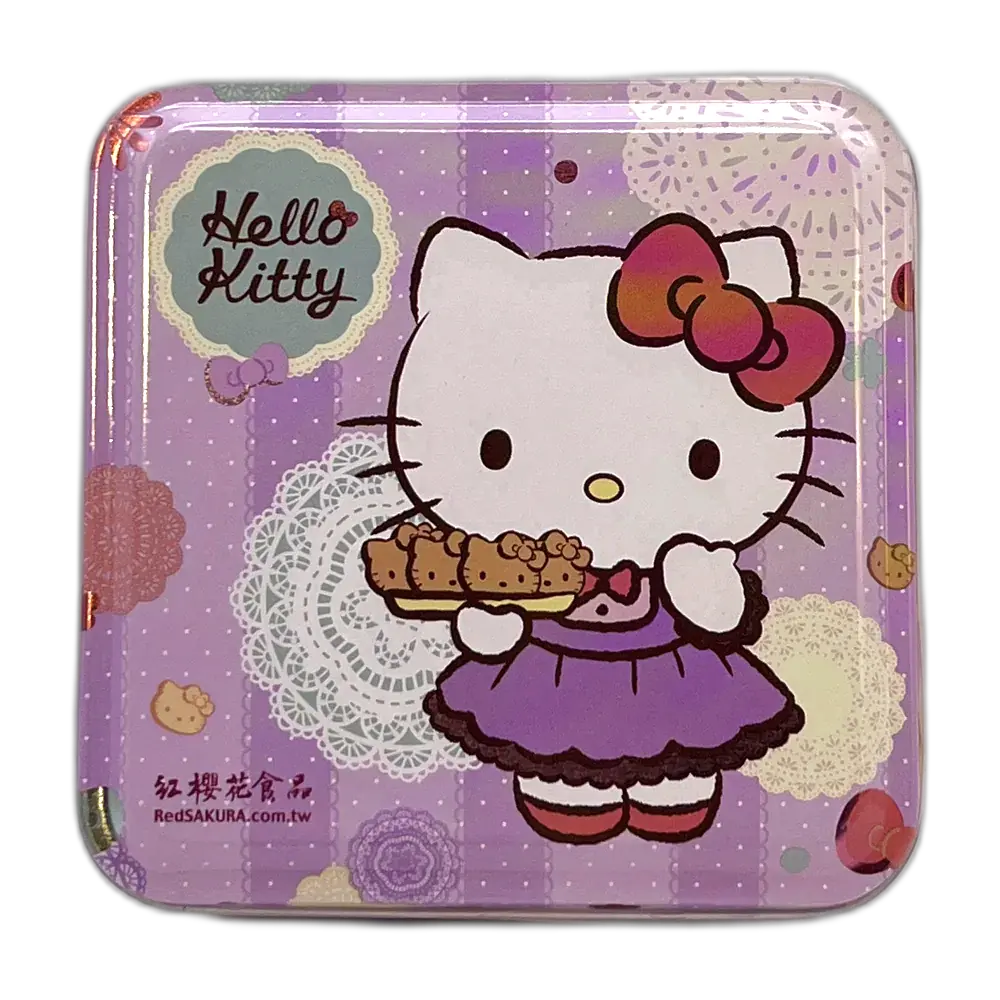 RED SAKURA Hello Kitty Choco Cookies Tin 65G