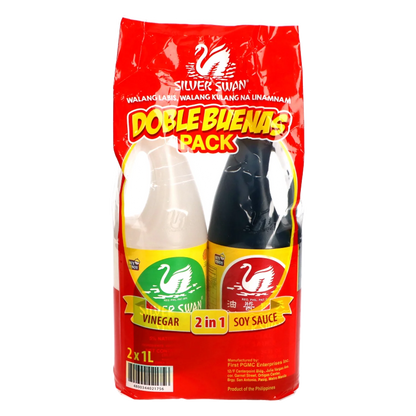 SILVER SWAN Value Pack Soysauce+Vinegar 2x1l