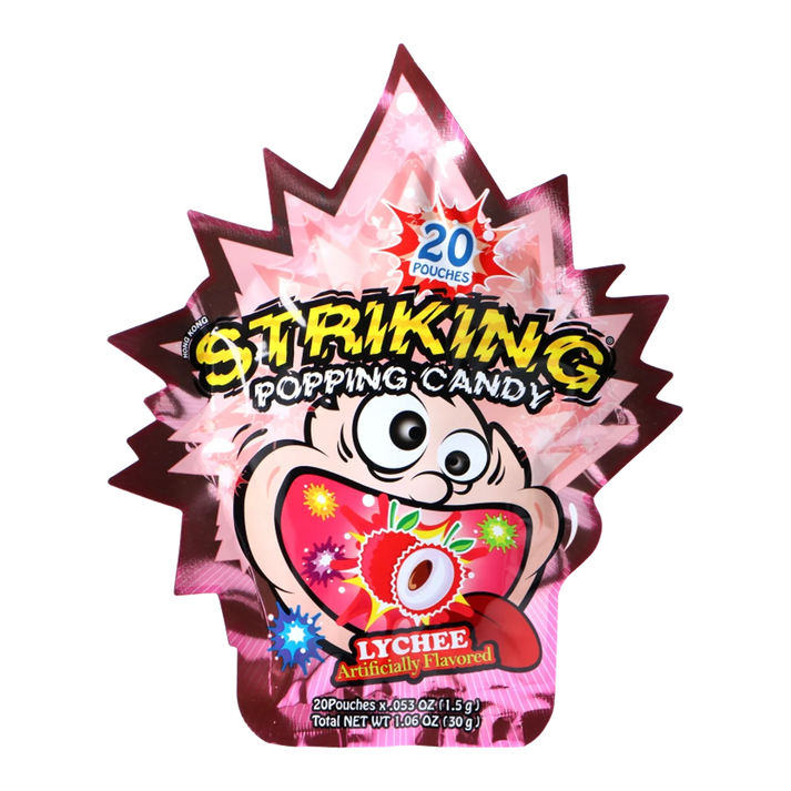STRIKING Popping Candy Lychee 30G