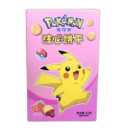 LEDA Pokemon Biscuit Erdbeere 52G