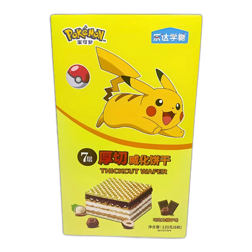 LEDA Pokemon Wafer Haselnuss Waffel 120G