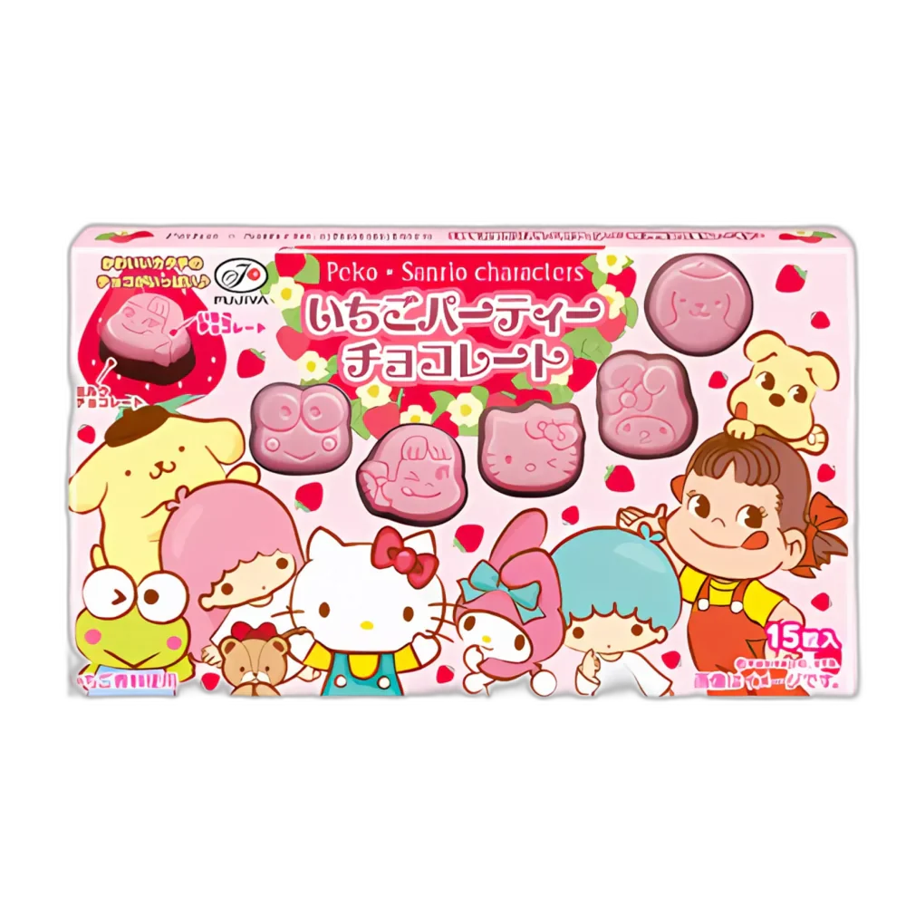 FUJIYA Sanrio Characters Strawberry Chocolate 40G