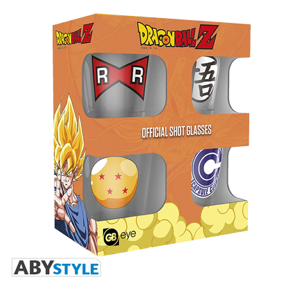 DRAGON BALL Set of 4 Shooters DZB/Mix