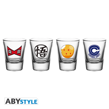 DRAGON BALL Set of 4 Shooters DZB/Mix
