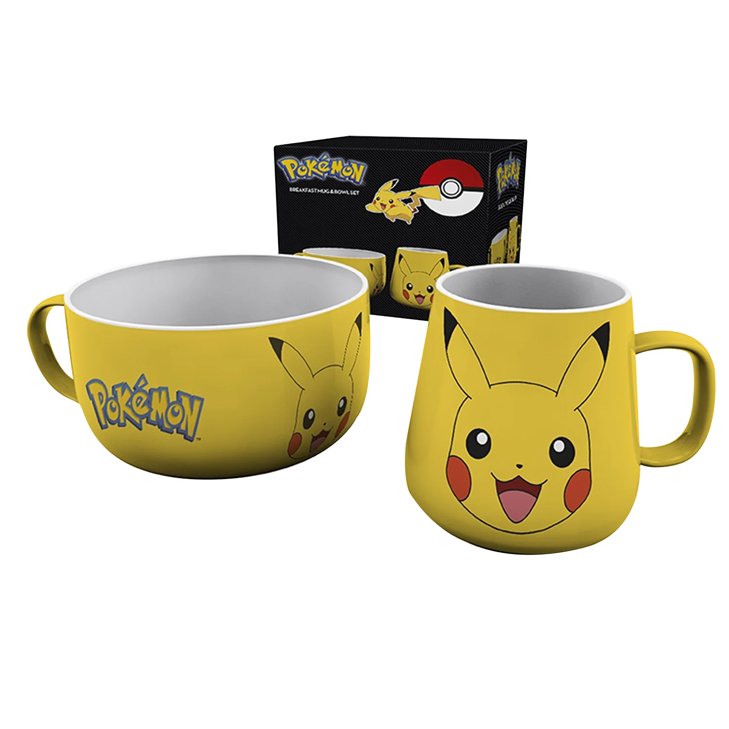 POKEMON Breakfast Set Mug+Bowl Pikachu