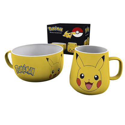 POKEMON Breakfast Set Mug+Bowl Pikachu