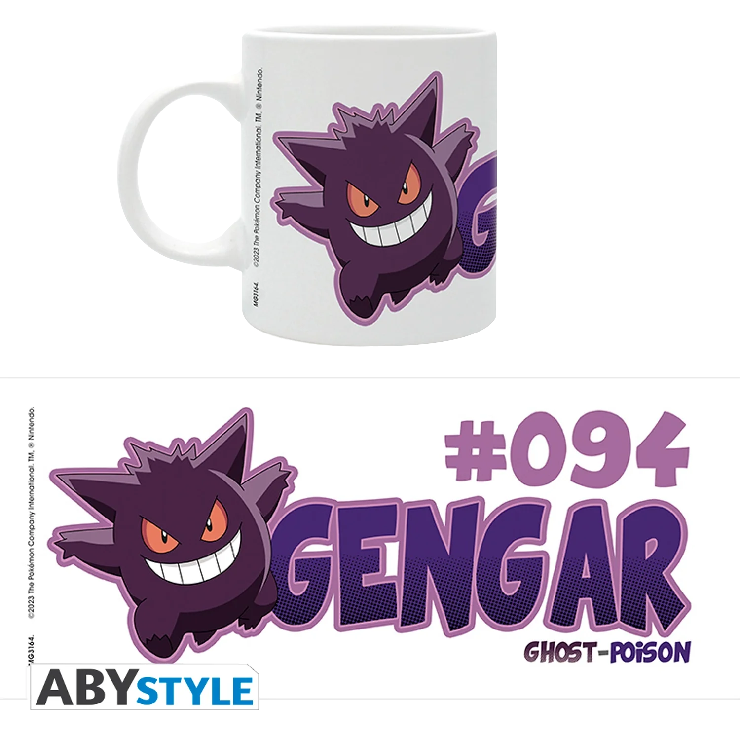 POKEMON Mug 320ML Halloween Gengar