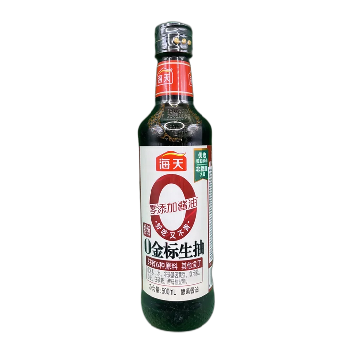 HT GOLDEN LABEL Light Soy Sauce 0 additives 500ML