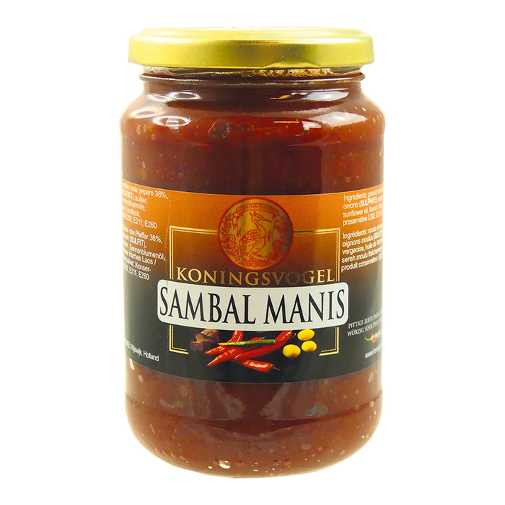 Koningsvogel Sambal Manis 375G