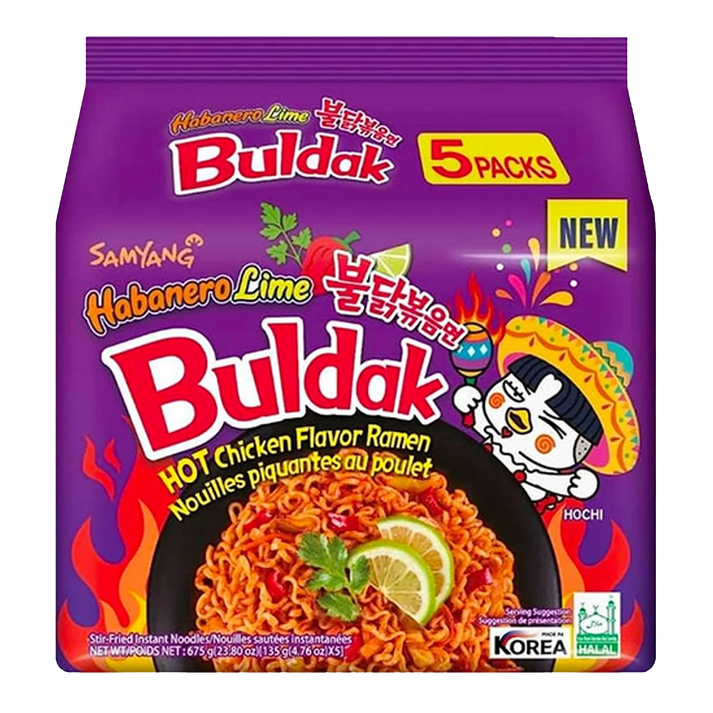 SAMYANG Buldak Habanero Lime 5Pack (5x135G)