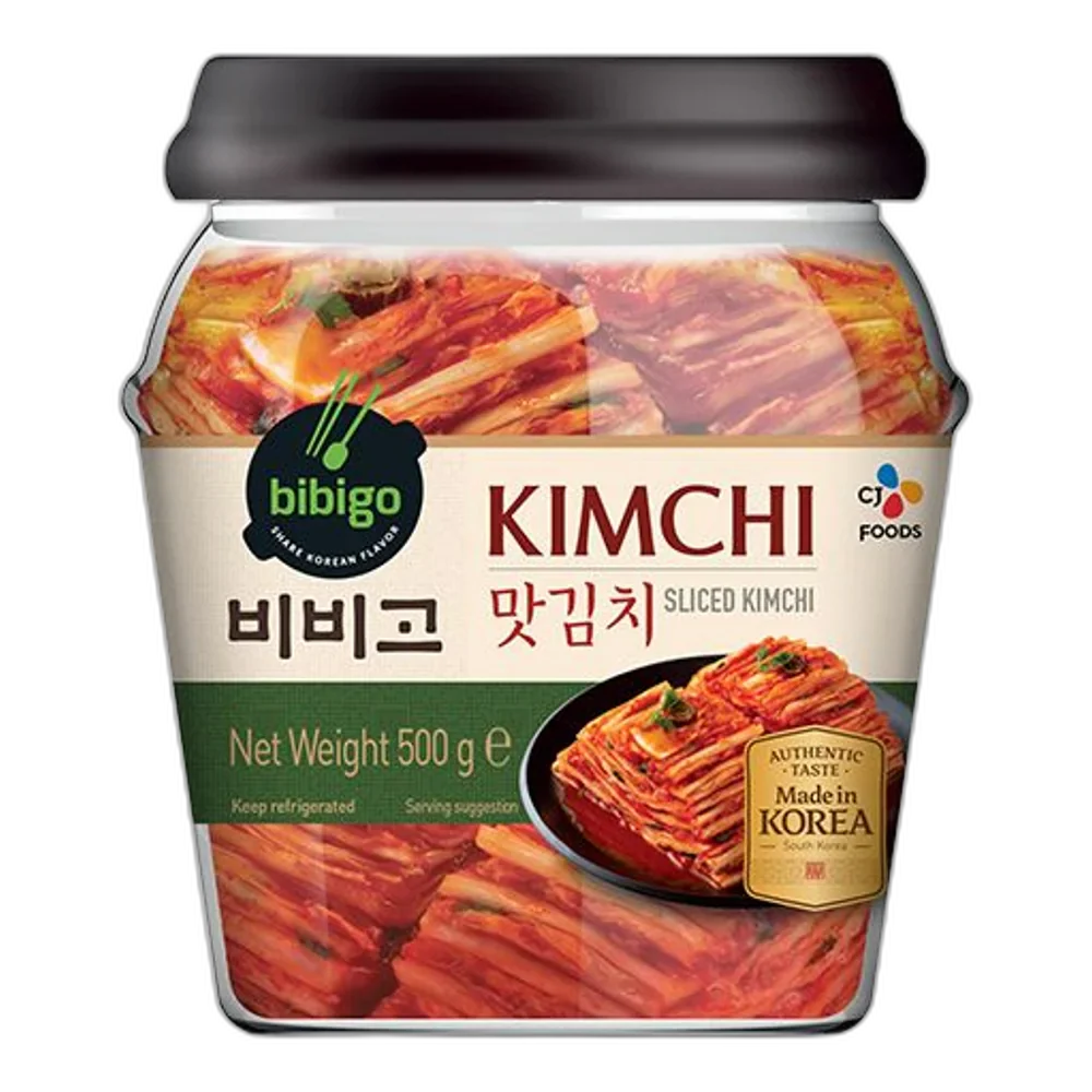 BIBIGO Kimchi Mat Geschnitten  PET 500G