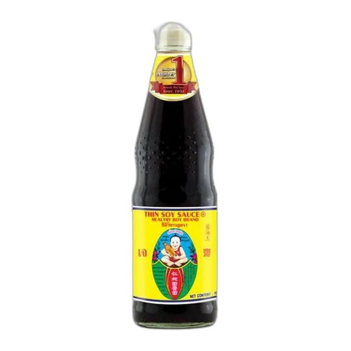 HEALTHY BOY Soja Sauce Hell – 700ML – Thai Light Soy Sauce