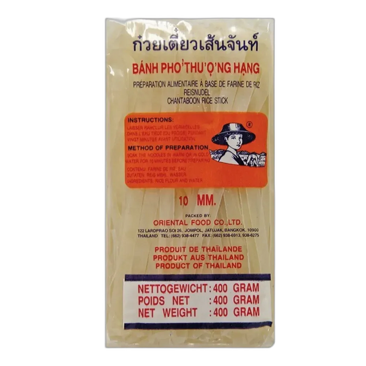 FARMER 10mm Reisbandnudeln 400g – Glutenfreie Thai-Nudeln