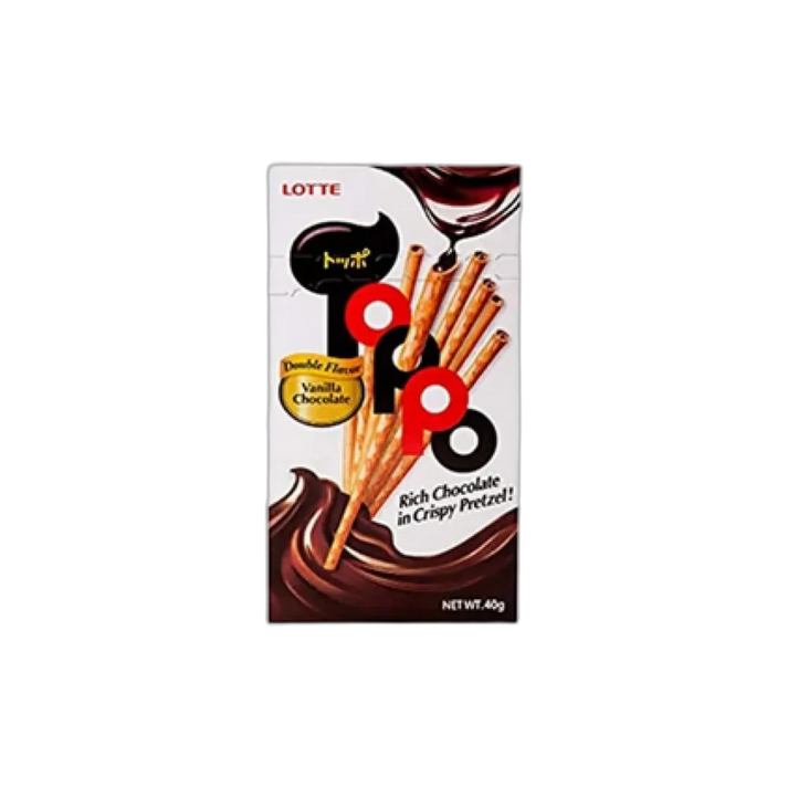 Miscel Toppo Toppo Vanilla Chocolate Sticks – Knuspriger Snack mit Vanille-Schoko ...