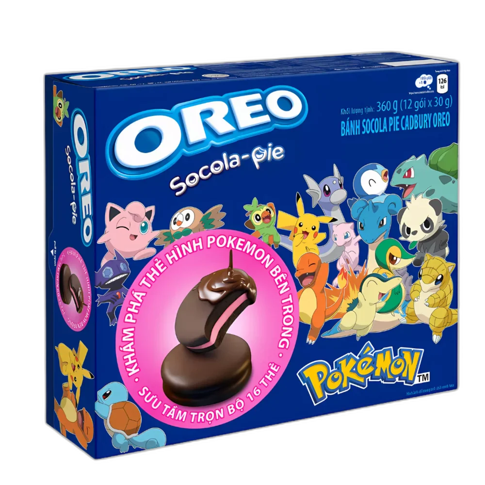 OREO Pokemon Choco Pie Strawberry 360G
