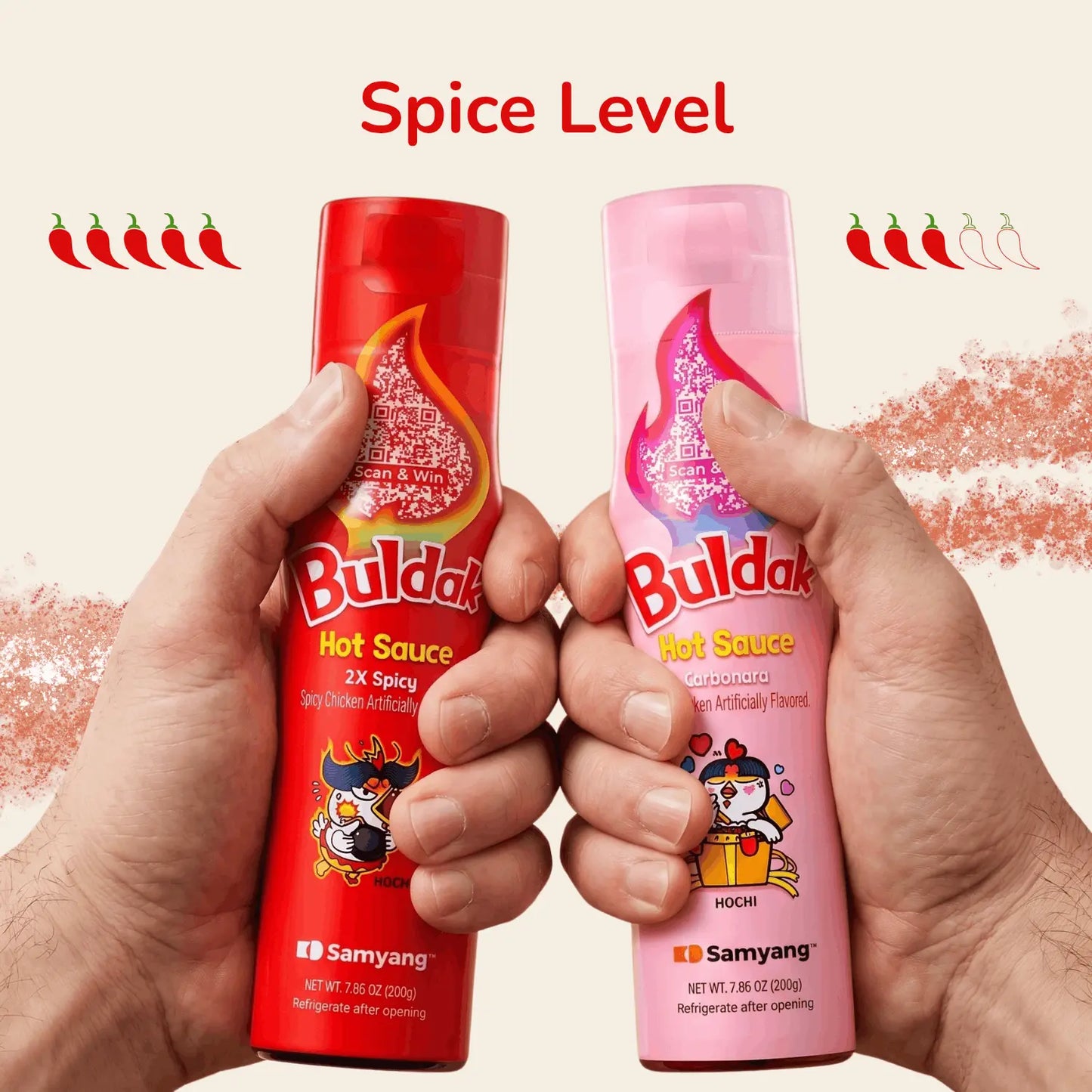 Buldak Saucen Set - Carbonara & 2x Spicy