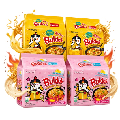 Samyang Buldak Cheese & Carbonara Ramen Bestseller Set