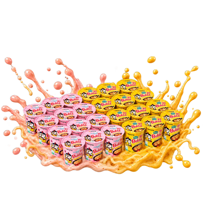 Saymang Buldak Carbonara & Cheese Cups 24er Set