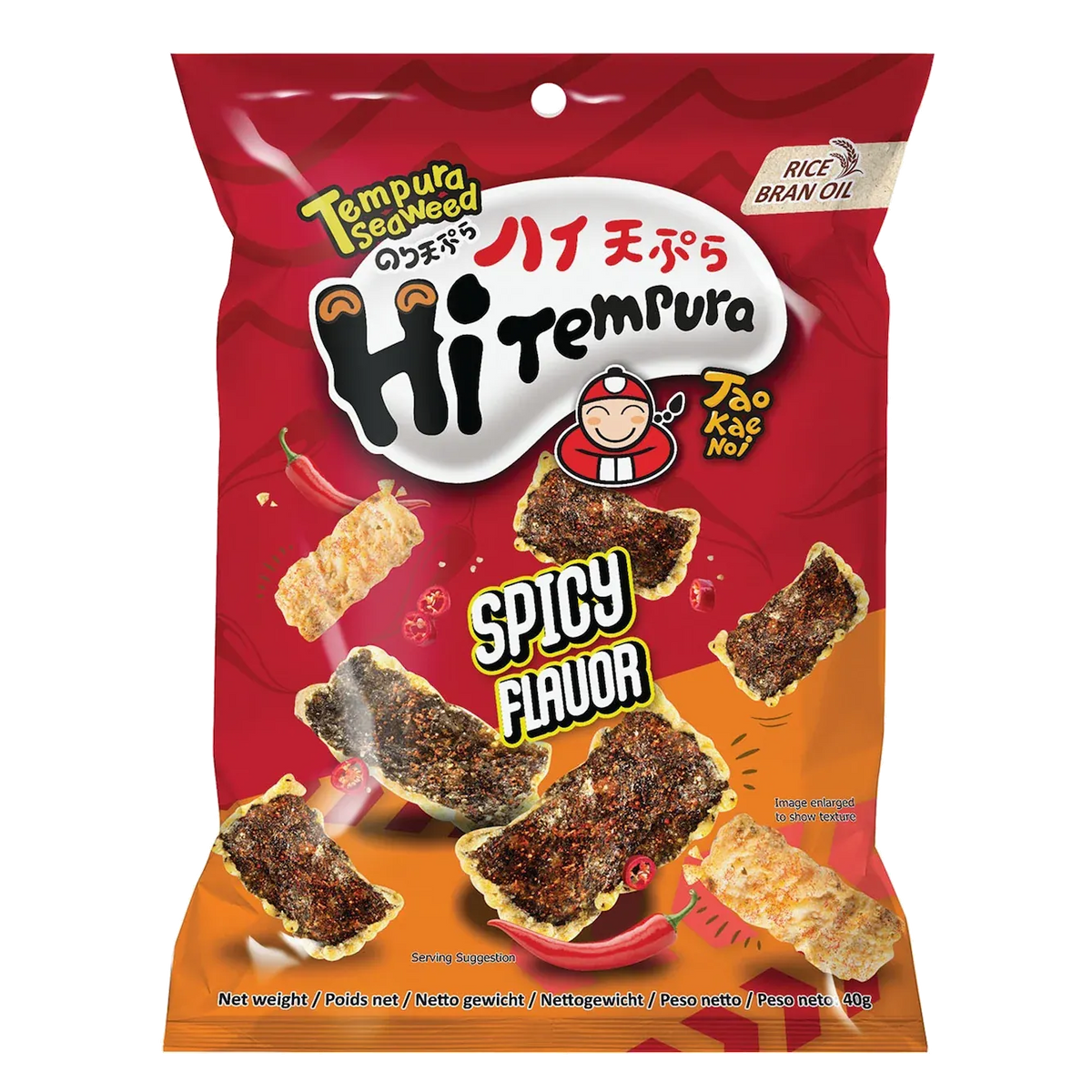 TAOKAENOI Tempura Seaweed Spicy 40G